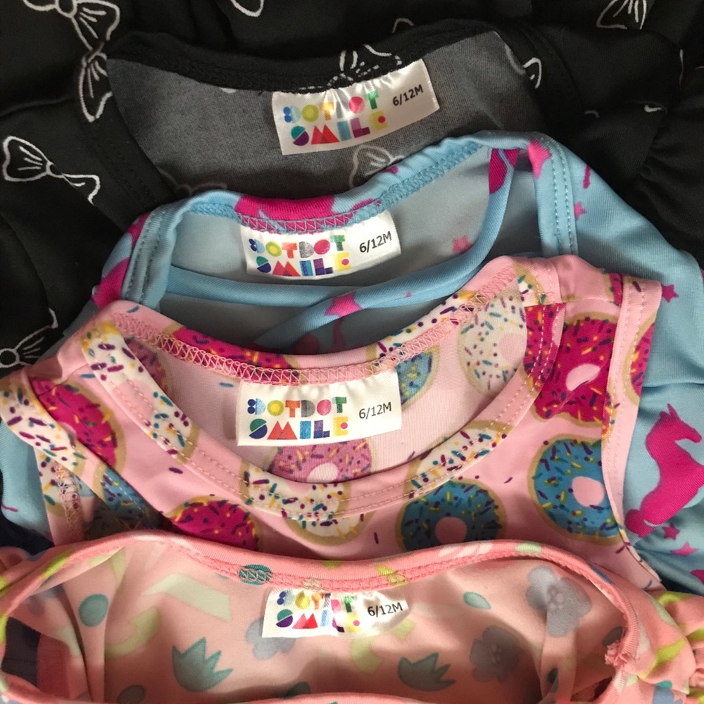 Set of dds lularoe 6-12 dresses donut bow unicorn - Picture 3 of 4